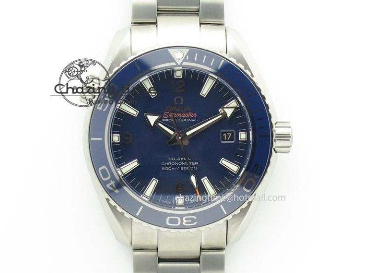 0427 2018 Seamaster Diver 300M SS RG VSF 1:1 Best Edition RG Bezel Blue Dial on Blue Rubber Strap A Contemporary 7927
